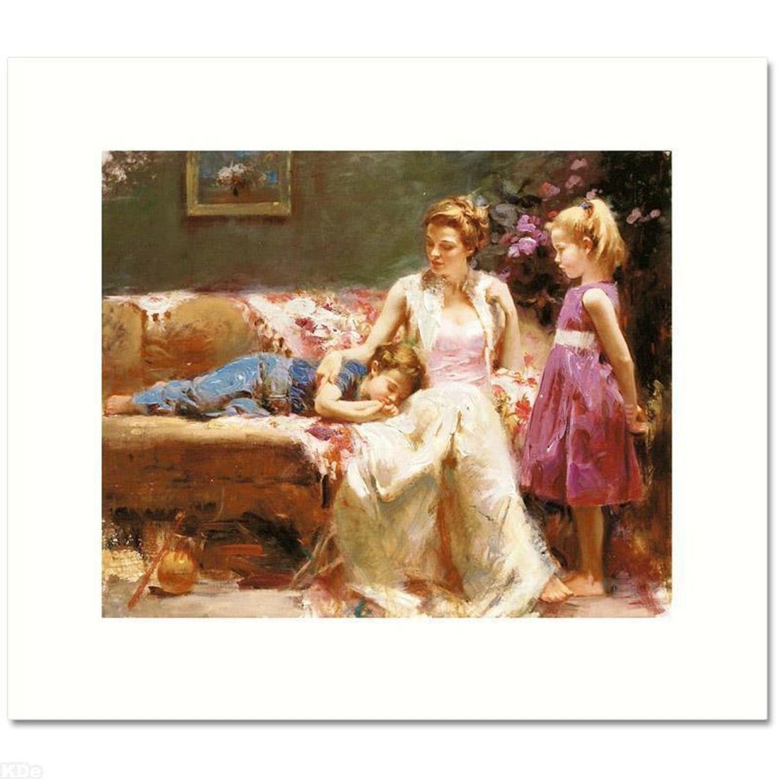 Pino (1939-2010), "A Time to Remember" Limited Edition on Canvas, Numbered and Hand Signed with: A Time to Remember is a limited edition giclee on canvas by Pino (1939-2010), numbered and hand signed by the artist. Includes Certificate of Authenticity. Measures approx. 10 x 12" (image).