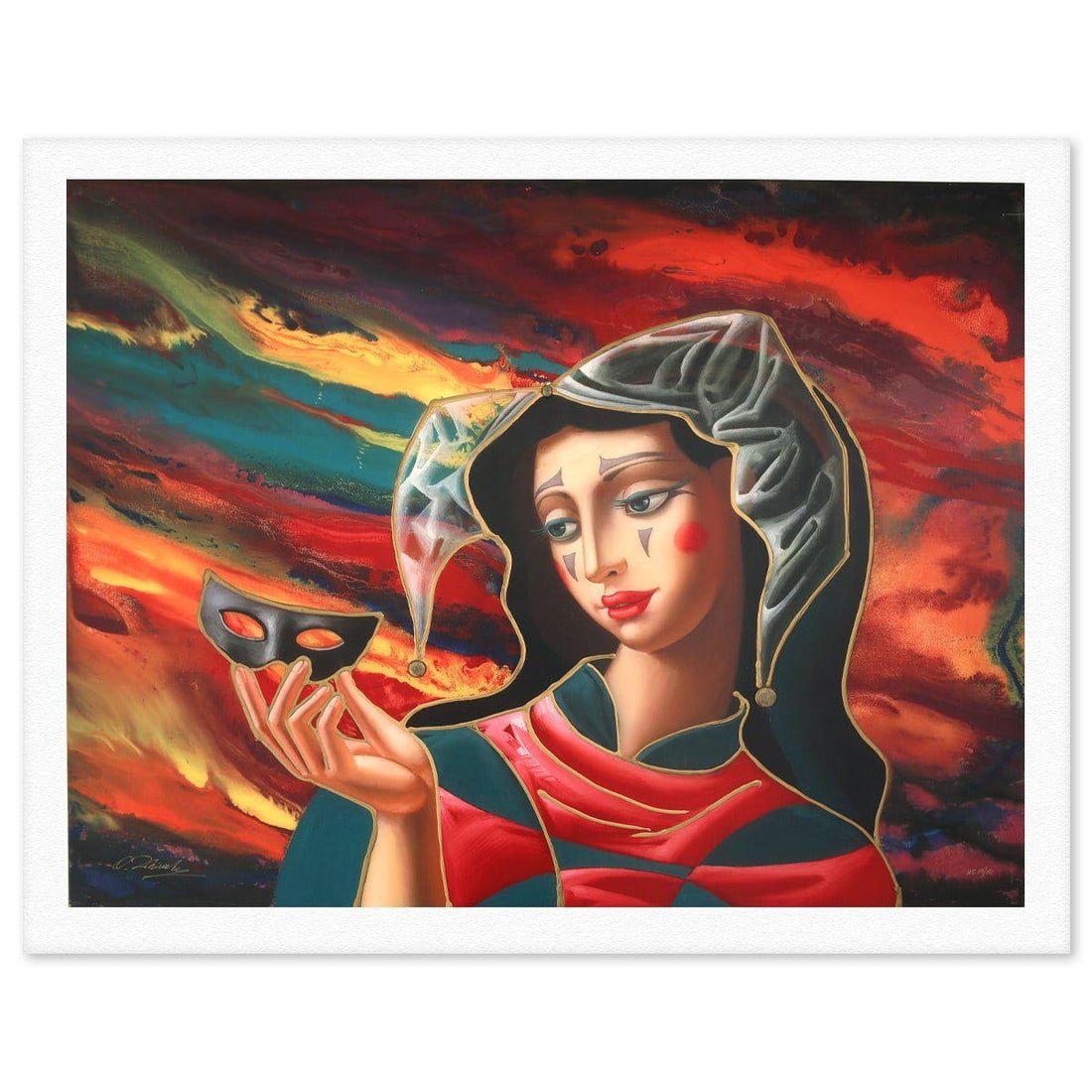 Oleg Zhivetin- Silkscreen "Masking Ball" (1 of 4)