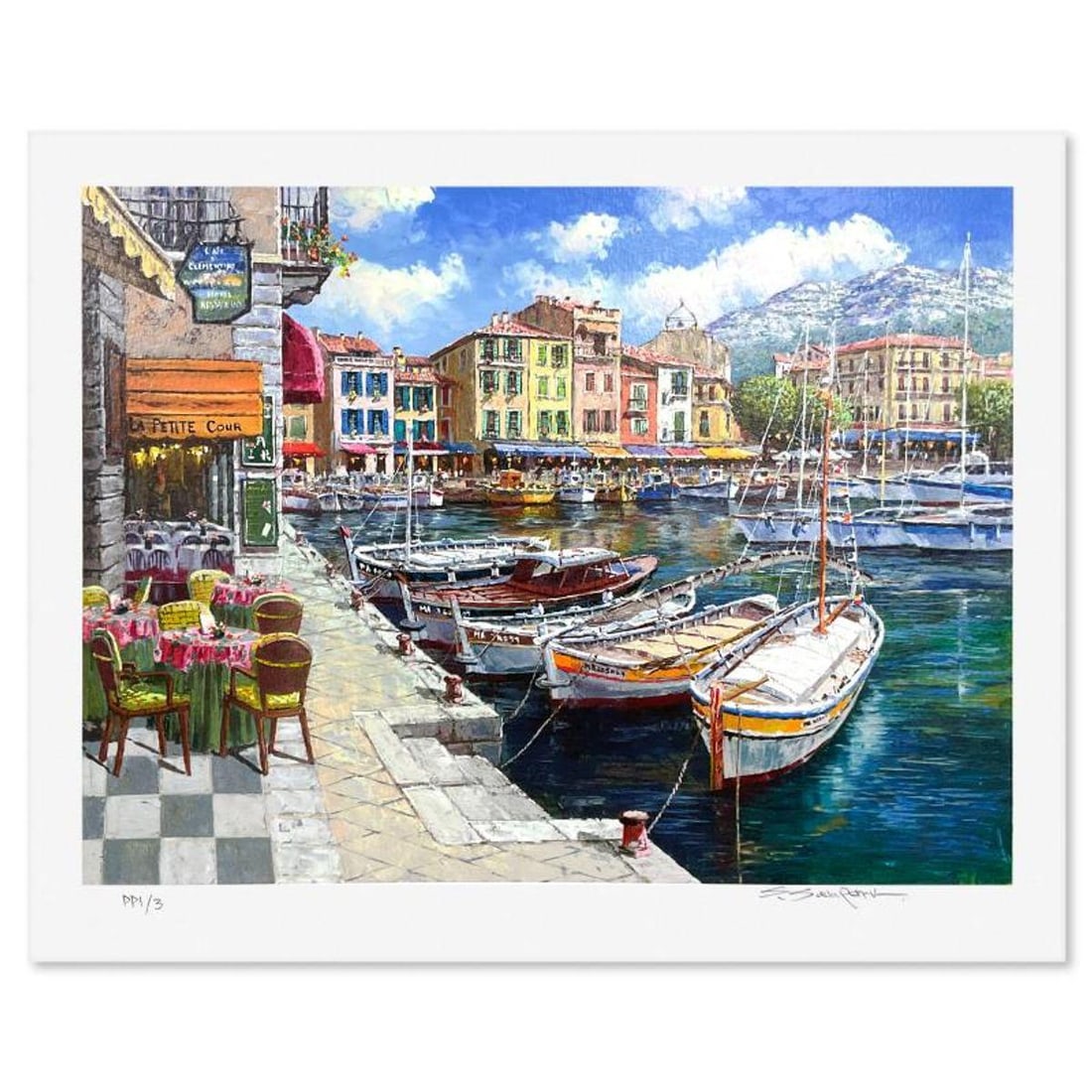 Sam Park, "Cassis" Limited Edition Printer's Proof Serigraph, Numbered 1/3 and Hand Signed with (1 of 2)