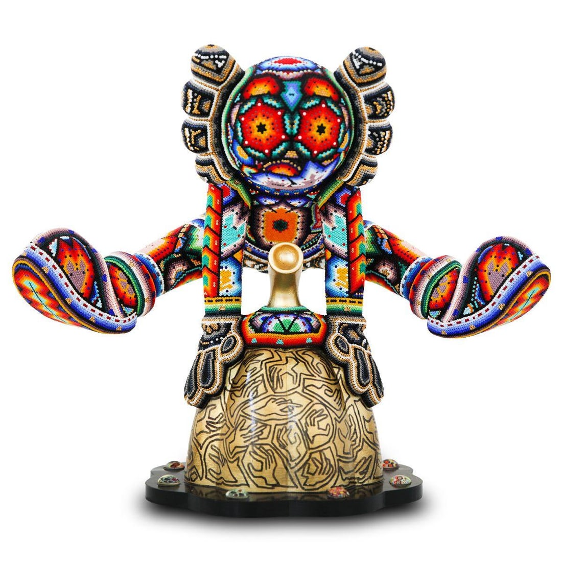 Rick Wolfryd- Original Mixed Media Sculpture "Leap Frog" (1 of 6)