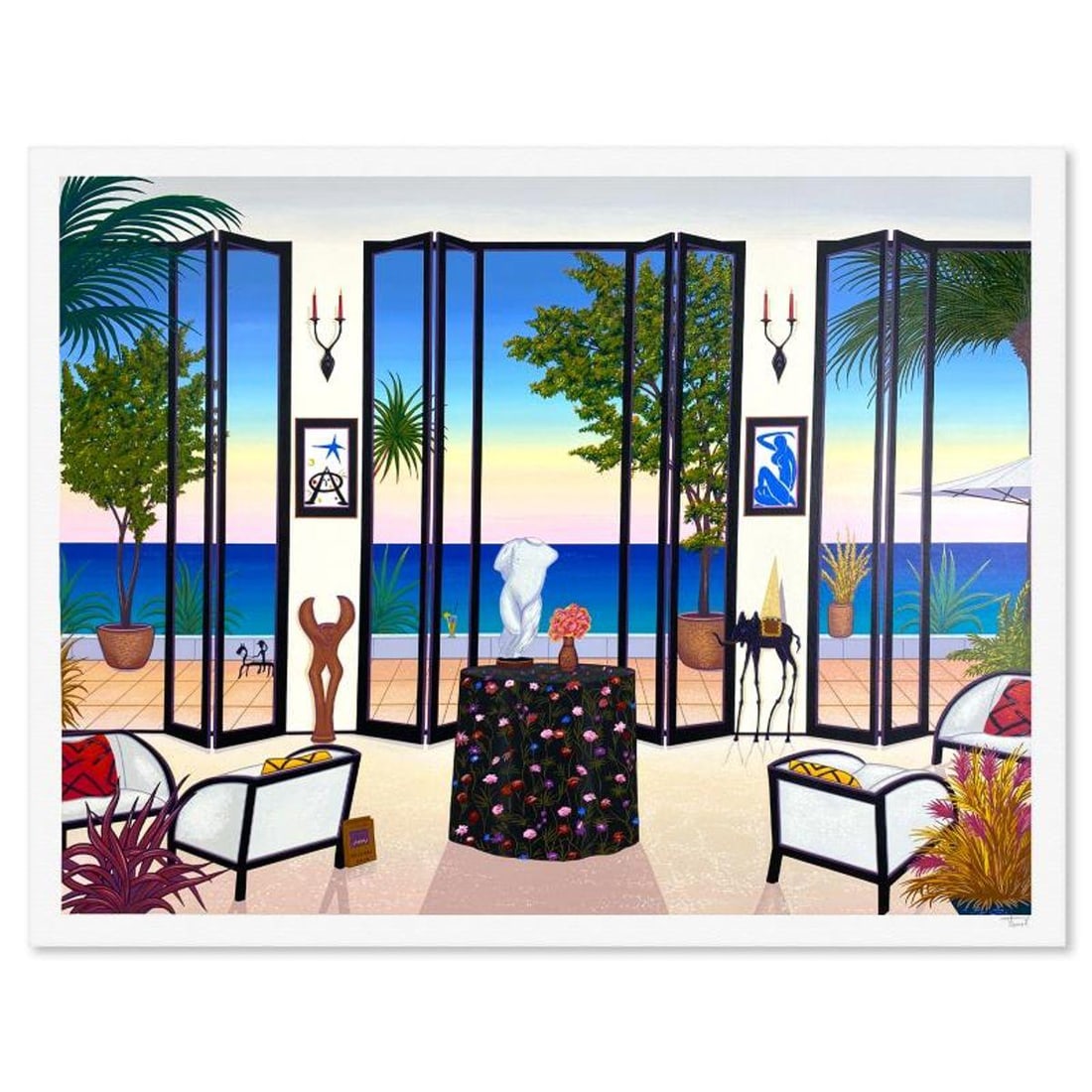 Fanch Ledan, "Interior Dalinean" Limited Edition Serigraph, AP Numbered and Hand Signed with Letter (1 of 2)