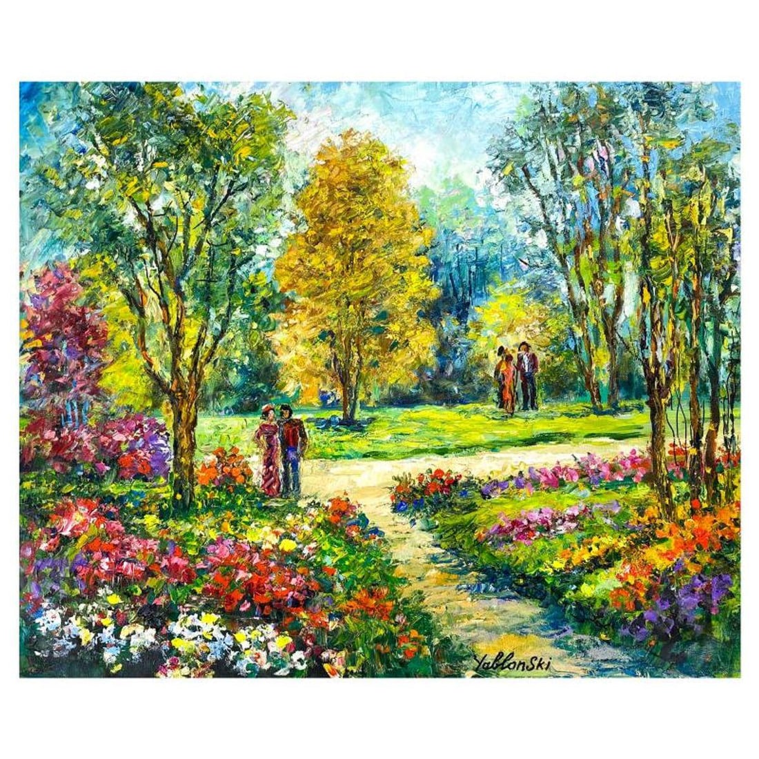 Shafira Yablonski, Original Oil Painting on Canvas, Hand Signed with Letter of Authenticity. (1 of 2)