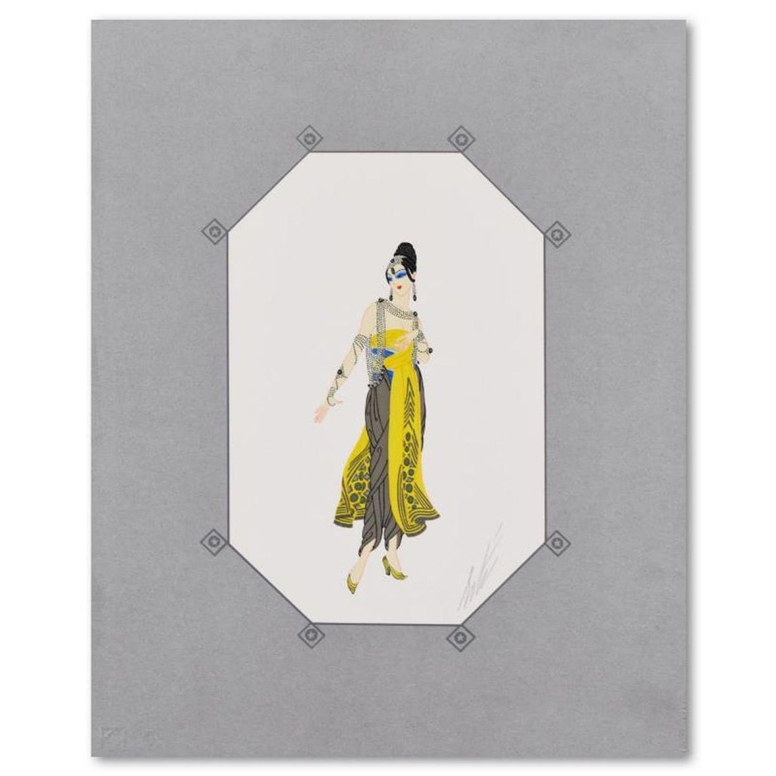 Erte (1892-1990), "Bagdad" Limited Edition Serigraph from an AP Edition, Hand Signed with Letter of (1 of 2)