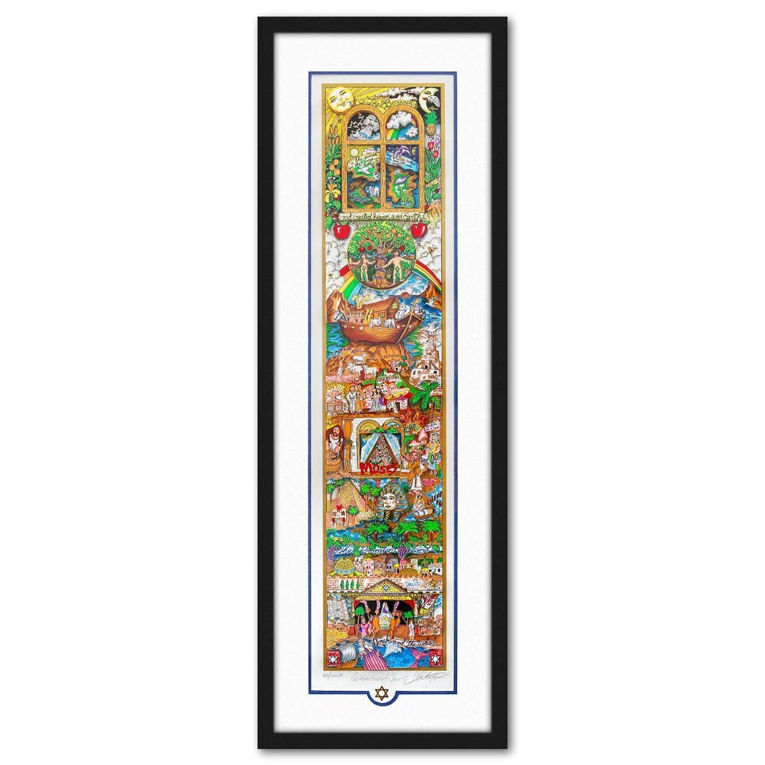 Charles Fazzino- 3D Construction Silkscreen Serigraph "Celebration of Spirit" (1 of 3)