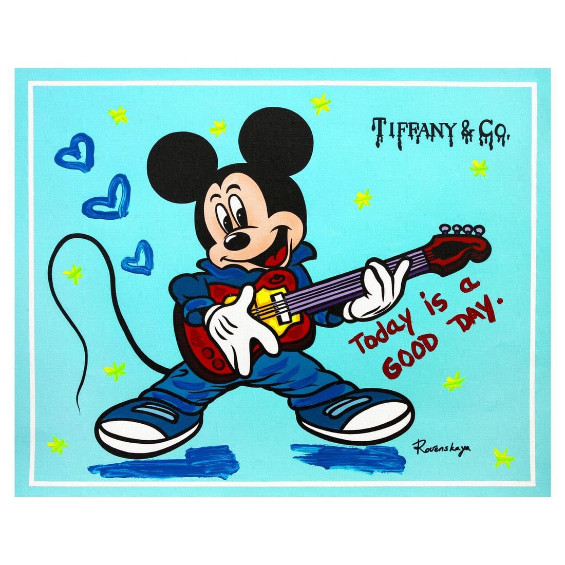 Nastya Rovenskaya- Mixed Media on Canvas "Brand Ambassador" (1 of 2)