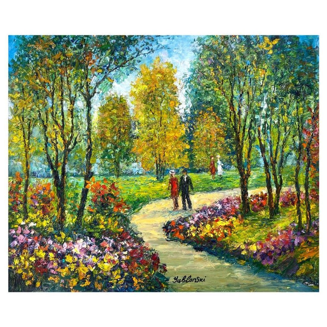 Shafira Yablonski, Original Oil Painting on Canvas, Hand Signed with Letter of Authenticity. (1 of 2)