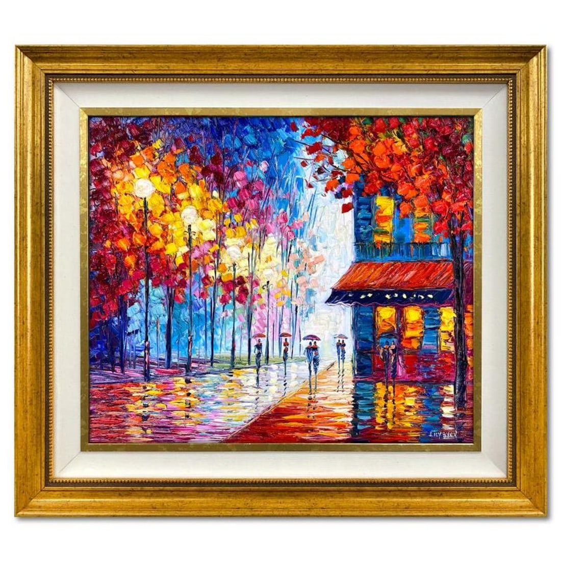 Slava Ilyayev, Framed Original Oil Painting on Canvas, Hand Signed with Letter of Authenticity. (1 of 2)