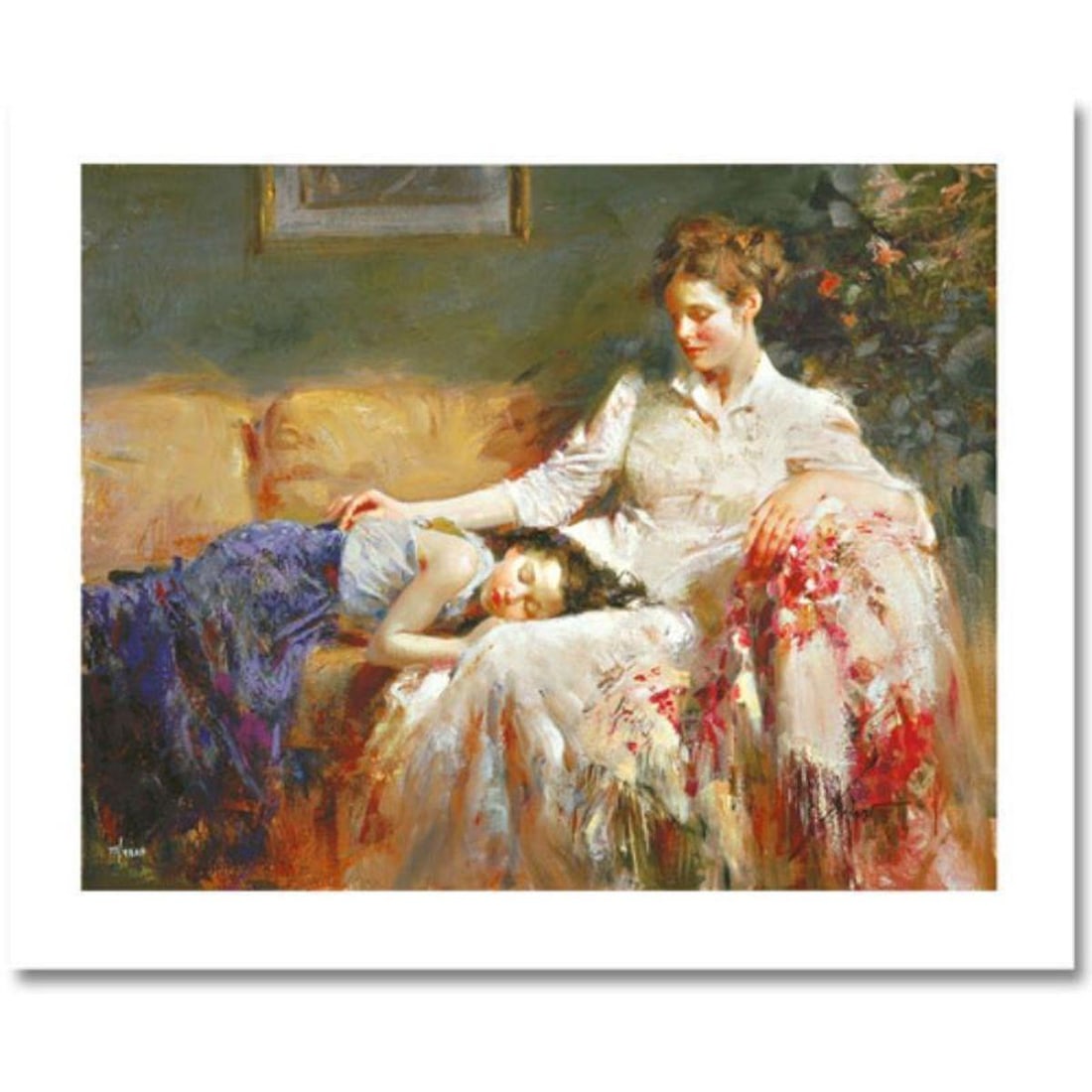 Pino (1939-2010) "Innocence" Limited Edition Giclee. Numbered and Hand Signed; Certificate of (1 of 1)