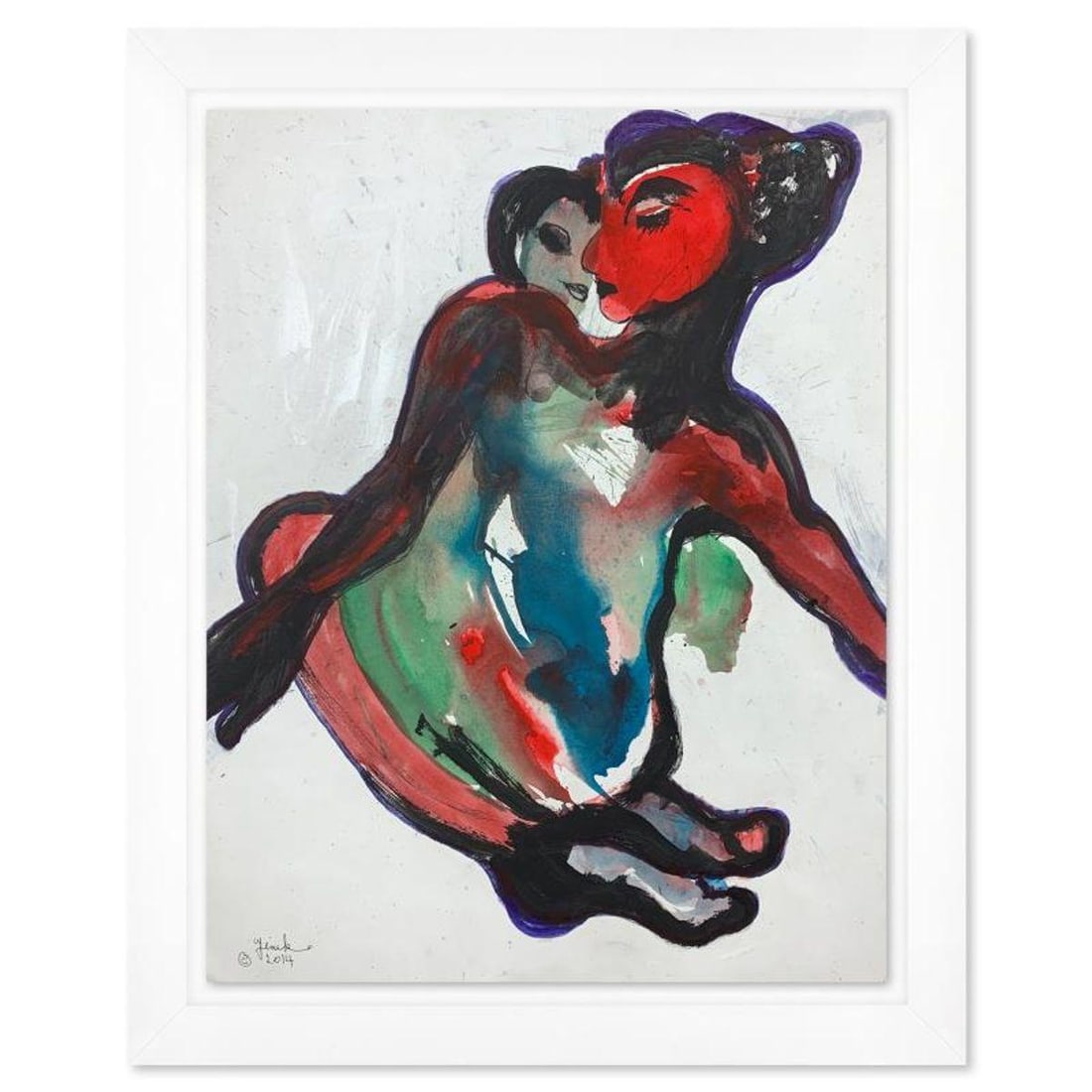 Jenik Cook, Framed Hand Signed Original Painting with Letter of Authenticity. (1 of 2)