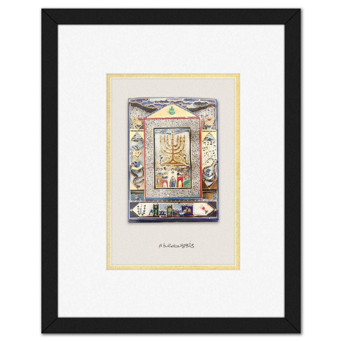 Raphael Abecassis- Original 6-Layer Decoupage (1 of 2)