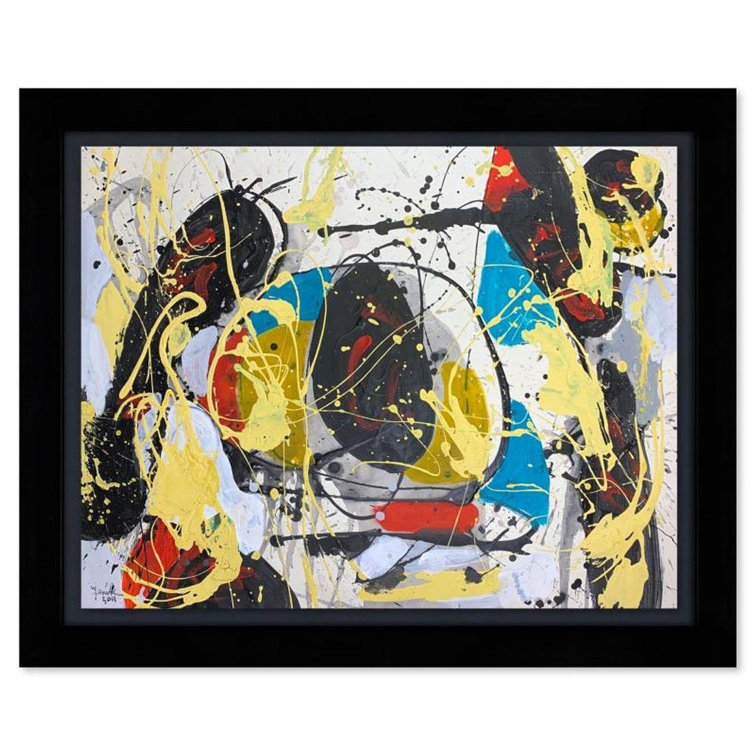 Jenik Cook, Framed Hand Signed Original Painting with Letter of Authenticity. (1 of 2)