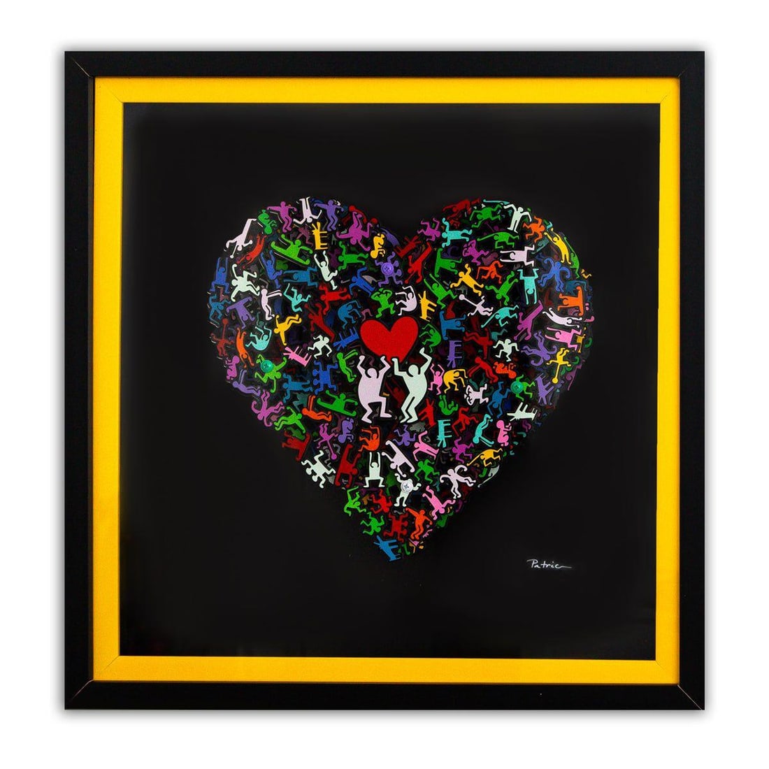 Patricia Govezensky- 3D Multilayered Woodcut "Dancers" (1 of 4)