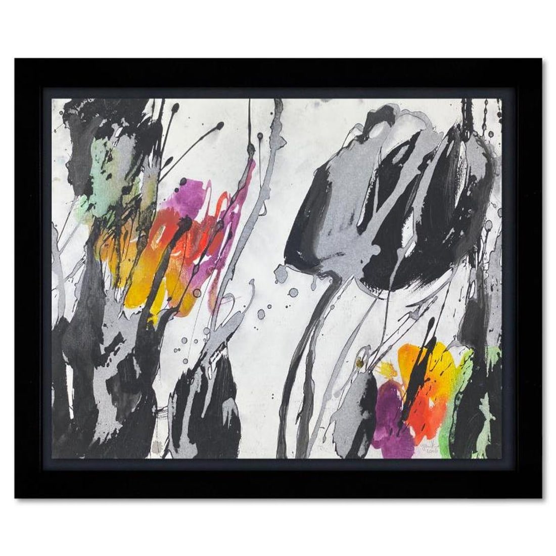 Jenik Cook, Framed Original Acrylic Painting, Hand Signed, Letter of Authenticity. (1 of 2)