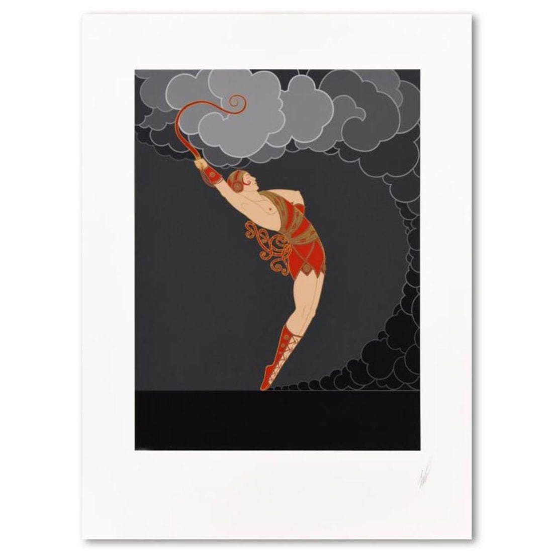 Erte (1892-1990), "The Dancer" Limited Edition Serigraph, Numbered XV/L and Hand Signed with Letter (1 of 2)