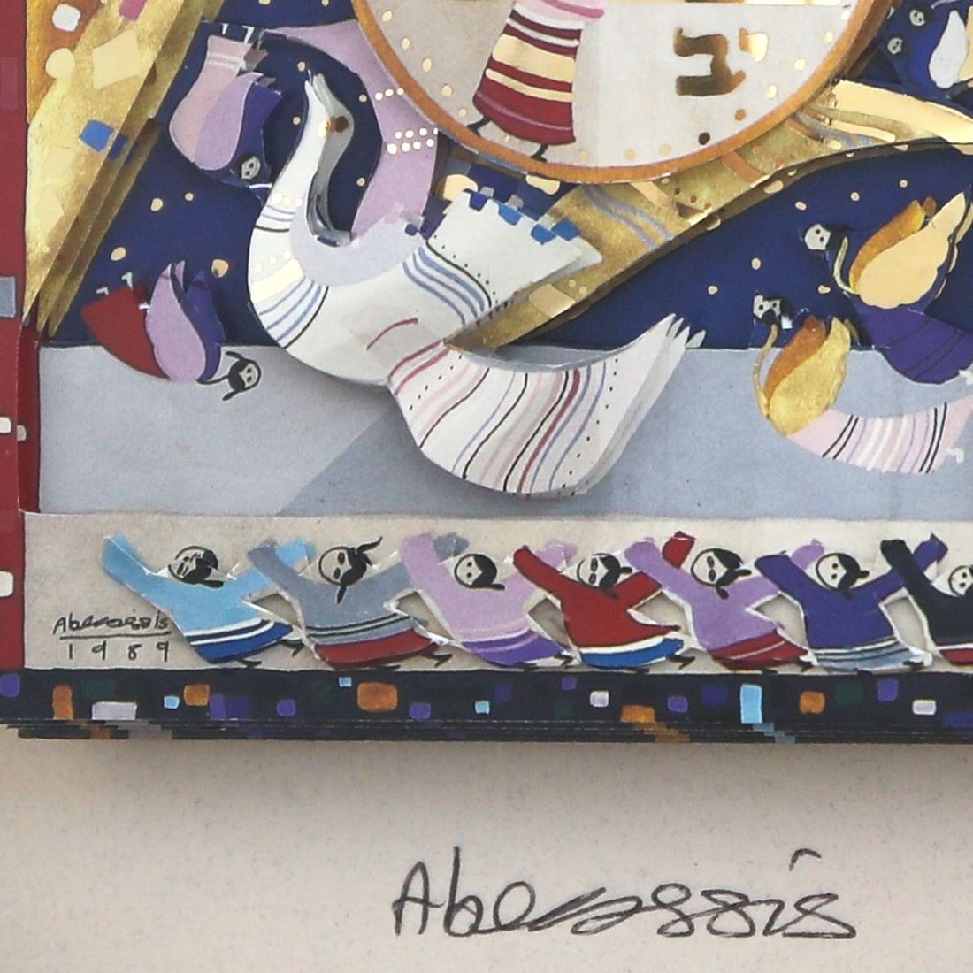 Raphael Abecassis- Original 6-Layer Decoupage - 2