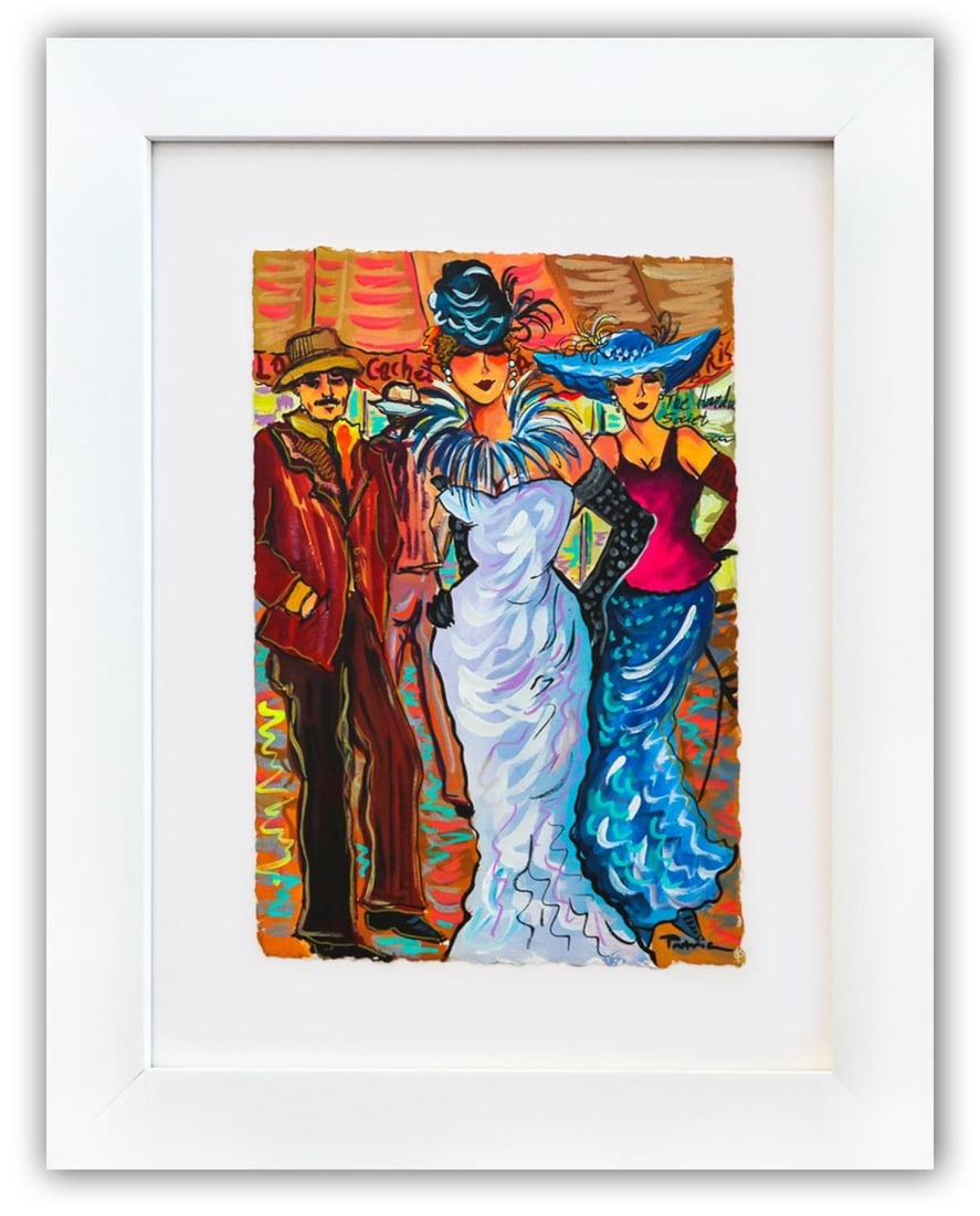 Patricia Govezensky- Original Watercolor "New Look" (1 of 2)