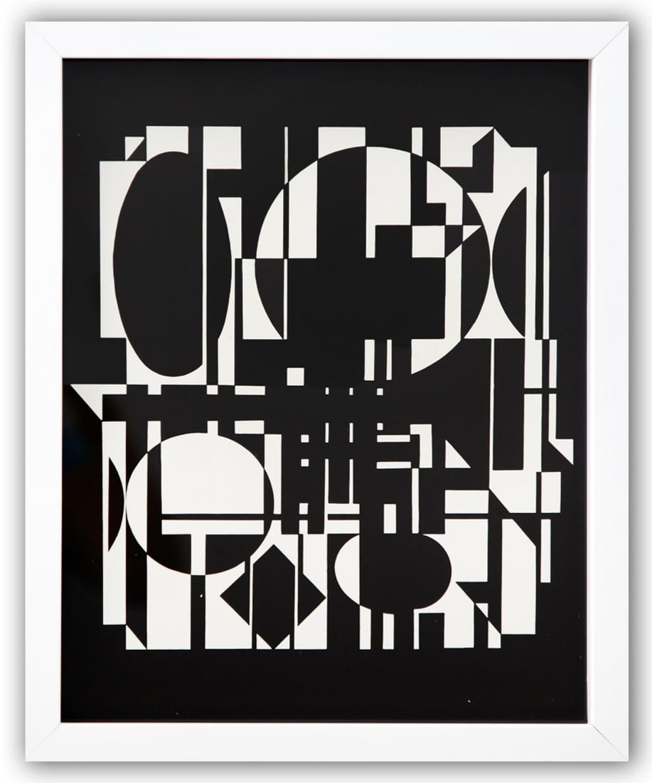 Victor Vasarely- Heliogravure Print "Untitled" (1 of 1)