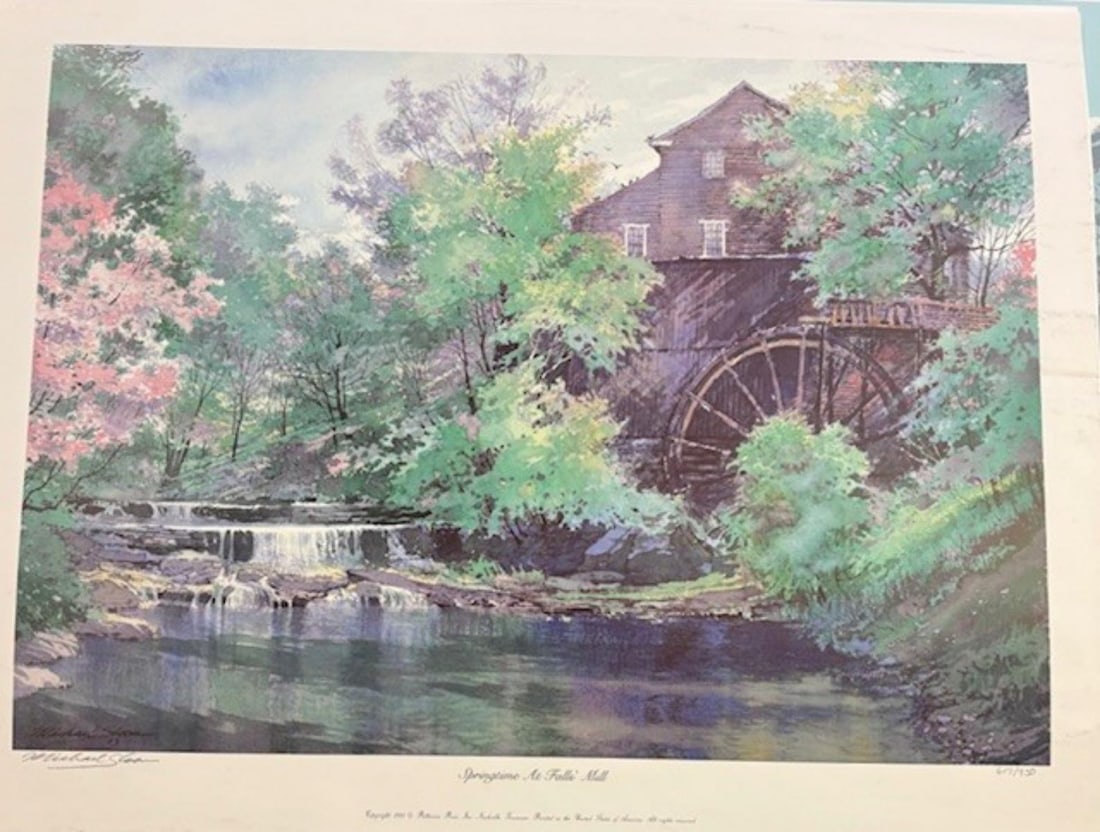 Michael Sloan- Limited edition lithograph on paper: Artist: Michael Sloan. Medium: Limited edition lithograph on paper. Size: 24" x 30". Signature: Hand Signed and numbered. Reference#: 87152.