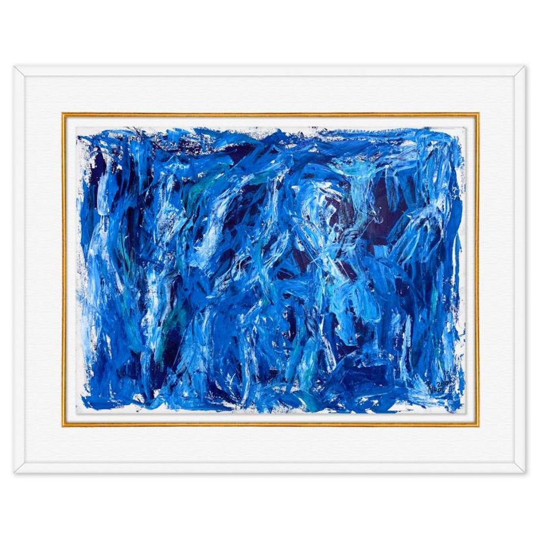 Yuroz, Framed Original Painting (31" x 39"), Hand Signed with Letter of Authenticity.: This is an original painting on paper by Yuroz, hand signed by the artist. This piece comes custom framed on linen. Includes Letter of Authenticity. Measures approx. 31" x 39" (frame), 22" x 30" (imag