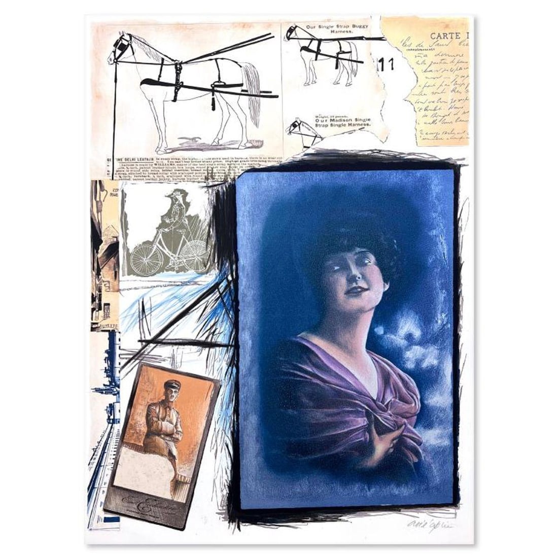 Arie Azene, Hand Signed, Numbered Limited Edition with Letter of Authenticity.: This is a limited edition on paper by Arie Azene. The piece comes hand signed by the artist, numbered, and with a letter of authenticity. Measures approximately 28.5" x 20". Reference#: 89813.