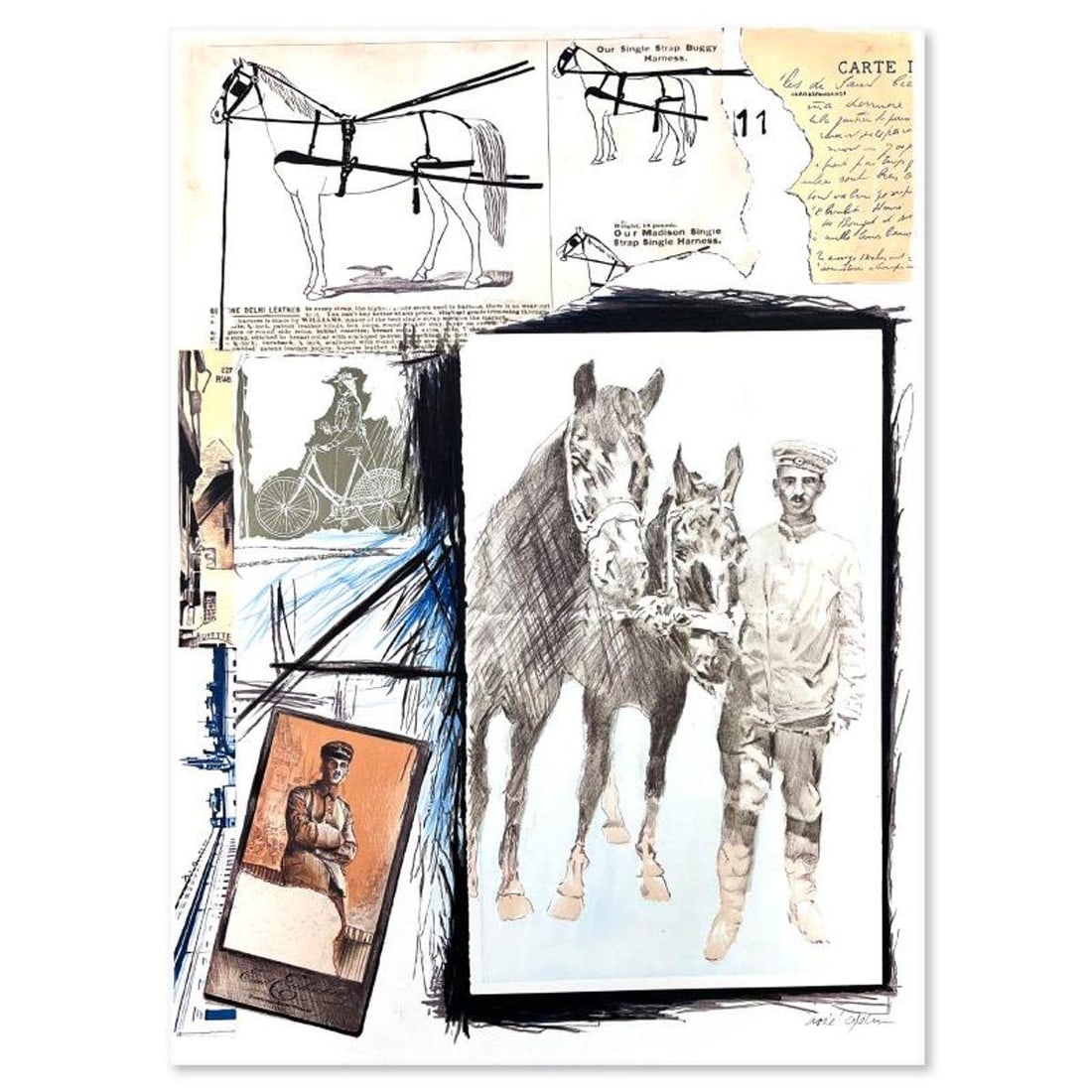 Arie Azene, Hand Signed, Numbered Limited Edition with Letter of Authenticity.: This is a limited edition on paper by Arie Azene. The piece comes hand signed by the artist, numbered, and with a letter of authenticity. Measures approximately 29.5" x 22". Reference#: 89791.