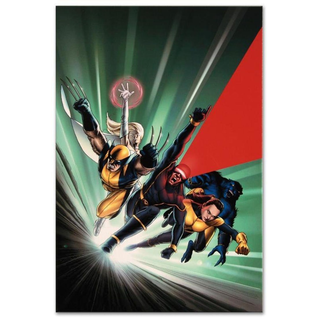 Marvel Comics "Astonishing X-Men #1" Numbered Limited Edition Giclee on Canvas by John Cassaday with: A piece of comic book history, this limited edition, from original art by John Cassaday, depicts classic X-Men heroes. In 1997, shortly after his entrance into the world of comic book art, John Cassad