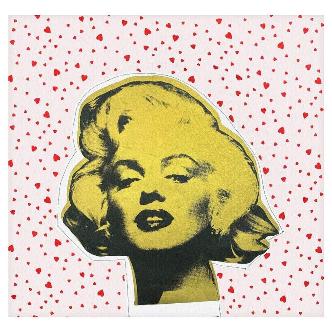 Steve Kaufman (1960-2010), "Marilyn Monroe" Limited Edition Silkscreen on Canvas and Fabric, CP (1 of 2)