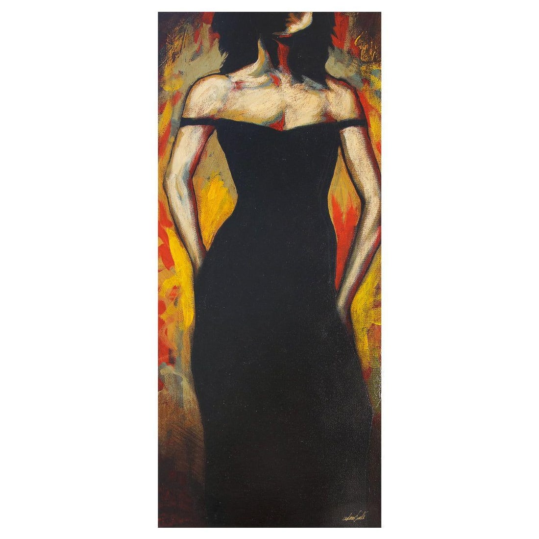 Adan Finli- "Passion": Artist: Adan Finli. Title: Passion. Size: 43.5" x 30". Reference#: 80609.