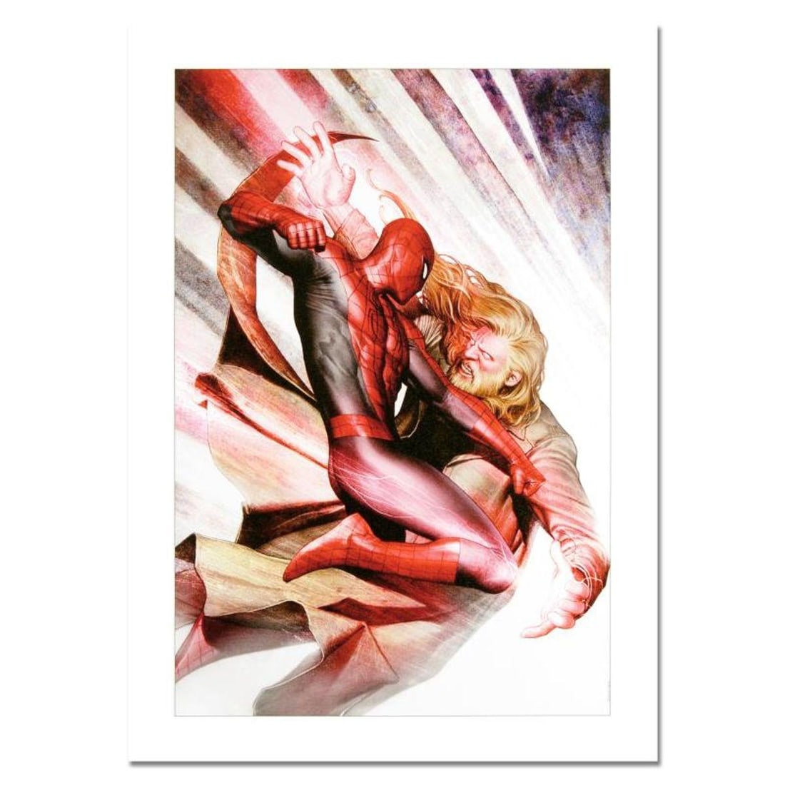 Marvel Comics, "Amazing Spider-Man #610" Numbered Limited Edition Canvas by Adi Granov with: A piece of comic book history, this limited edition print, drawn by Adi Granov, depicts a scene from the classic Spider-Man series. While working for Marvel, Adi Granov has drawn covers for Spider-Man