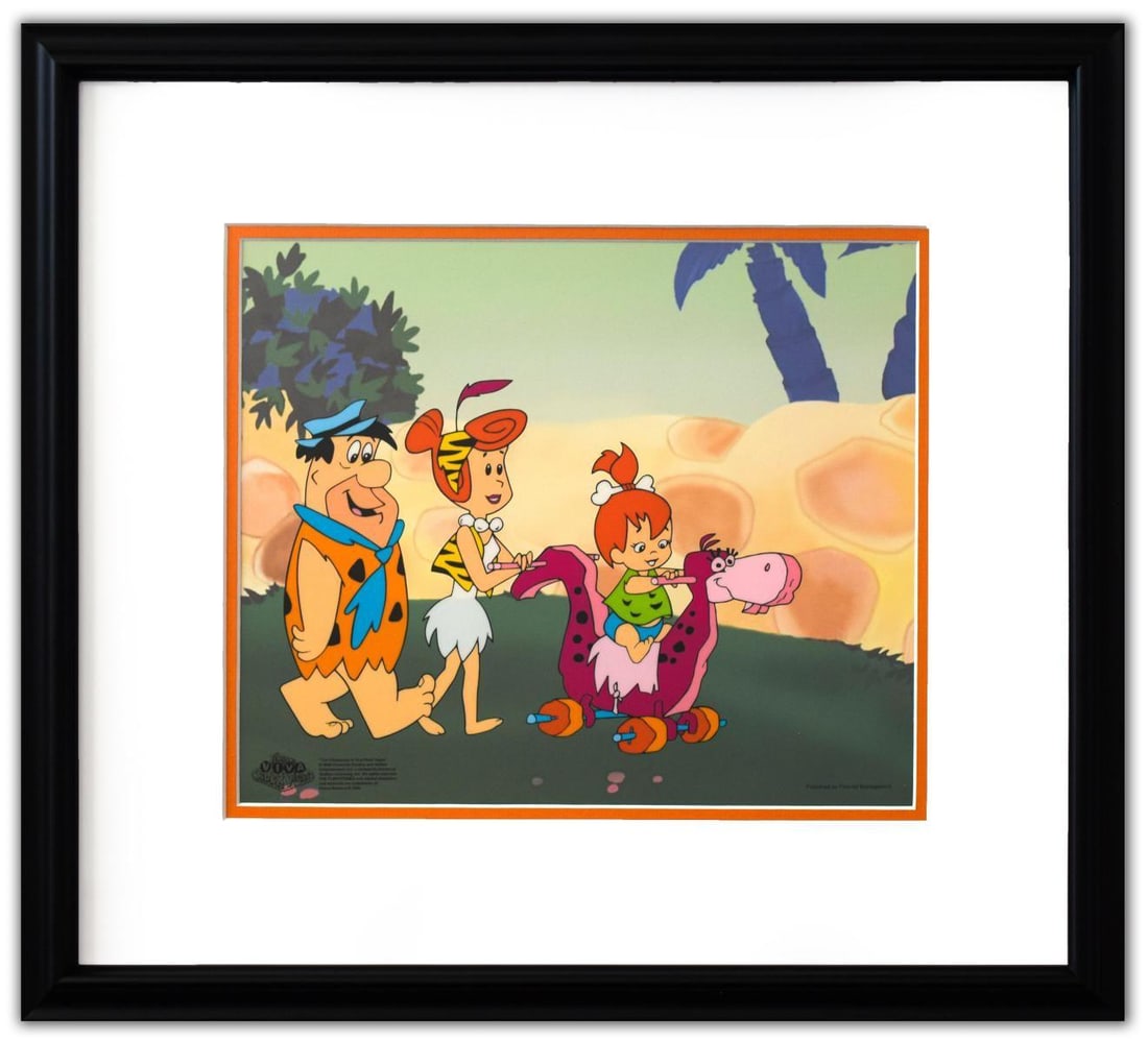 HANNA-BARBERA- Sericel "Strolling with Pebbles" (1 of 2)