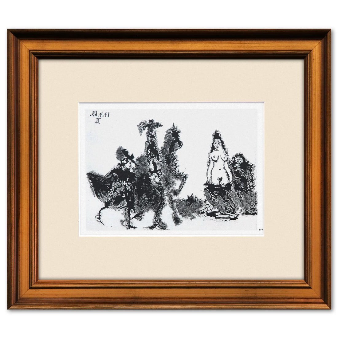 After Pablo Picasso- Offset Lithograph "From The 347 Series" (1 of 2)