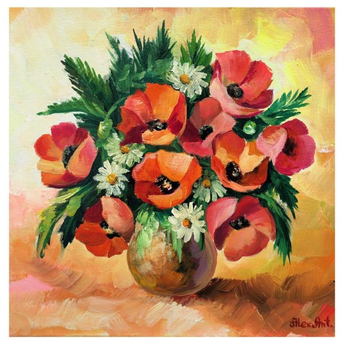 Alexander Antanenka, "Summer Gift" Original Painting on Canvas, Hand Signed with Letter of (1 of 1)