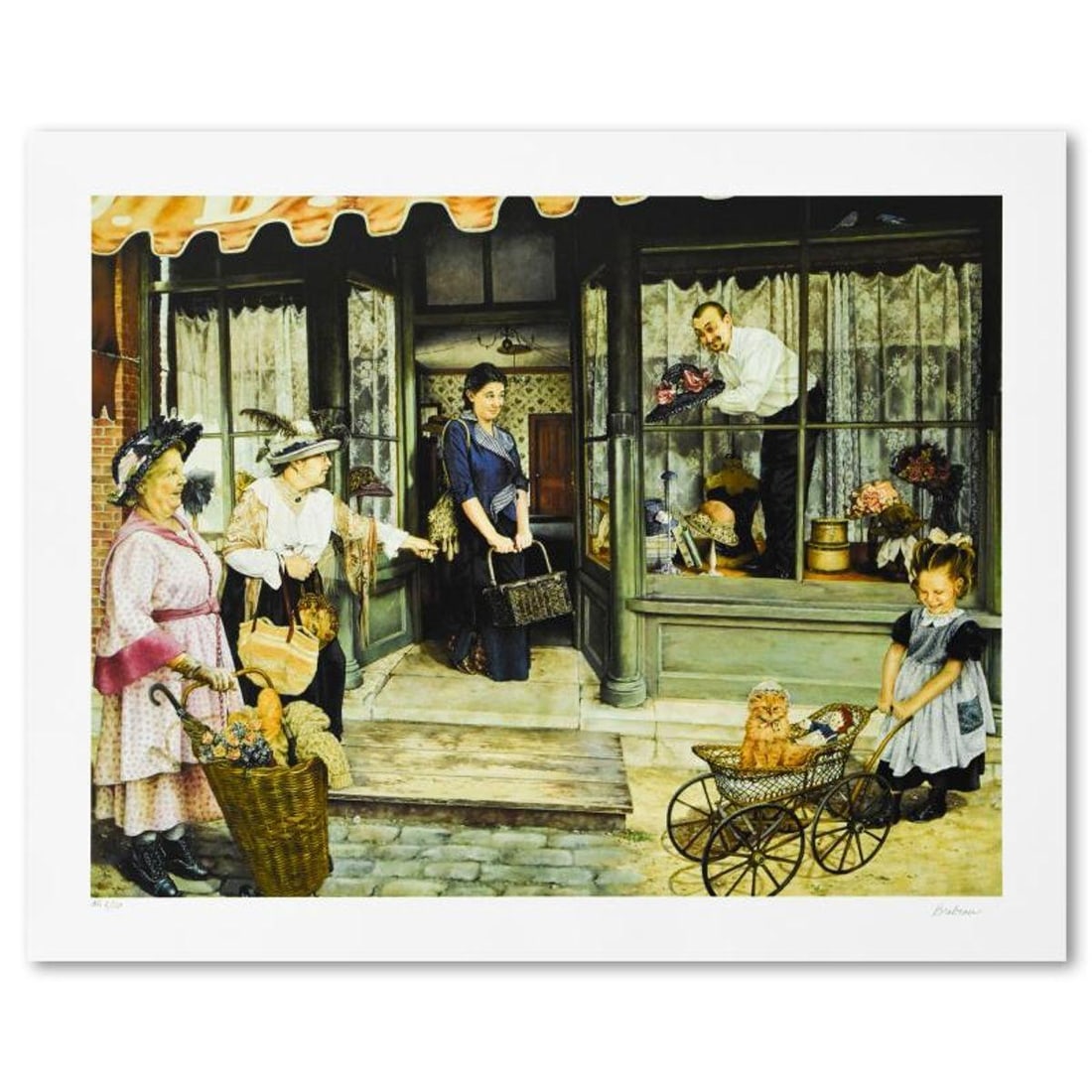 Susan Brabeau, "Snatched Away" Limited Edition Seriolithogrpah, Numbered and Hand Signed with Letter (1 of 2)