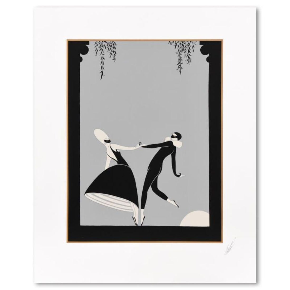 Erte (1892-1990), "Pas de Deux" Limited Edition Serigraph, AP Numbered V/XX and Hand Signed with (1 of 2)