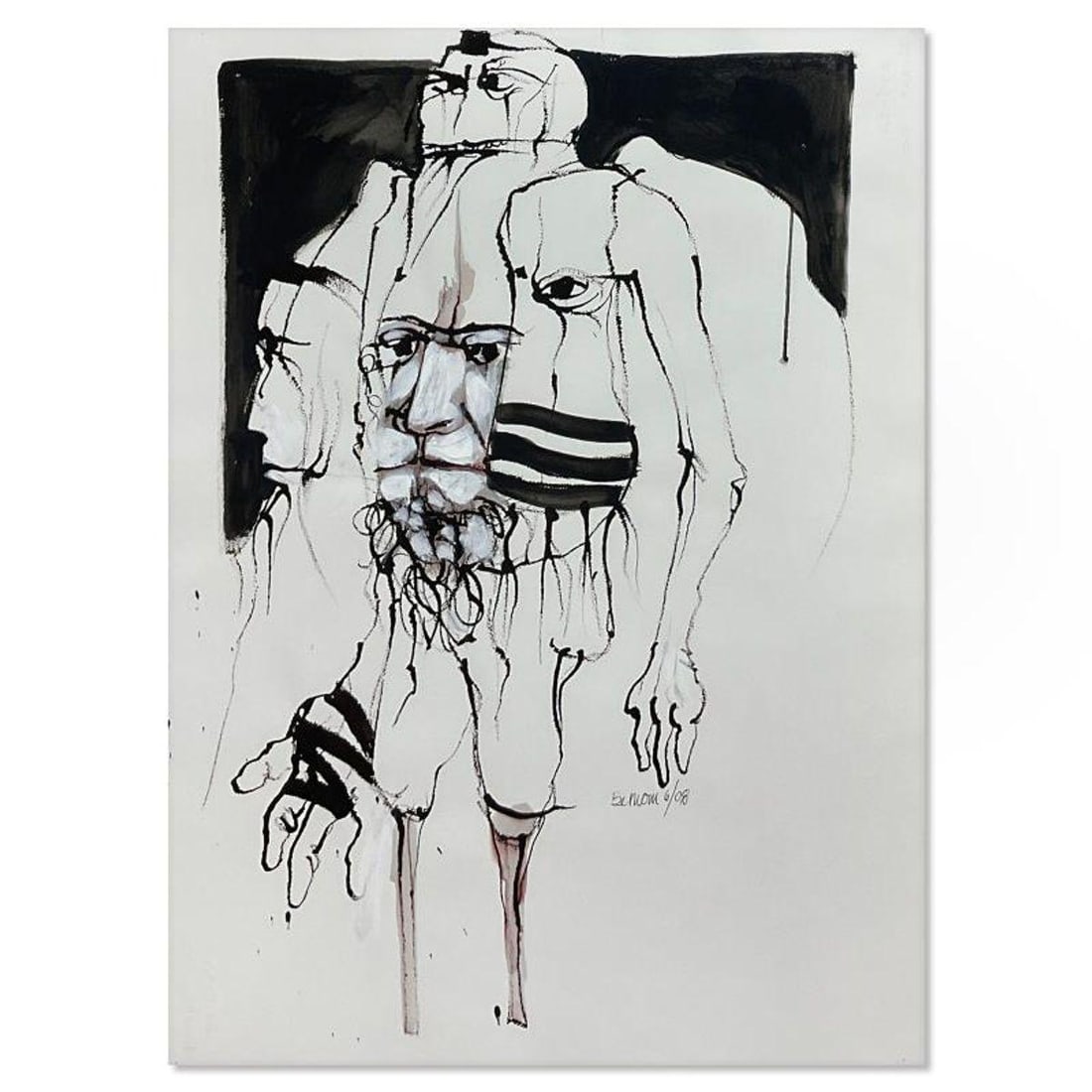 Milton Berwin (1925-2023), Original Painting (30" x 22.5"), Hand Signed with Letter of Authenticity. (1 of 2)