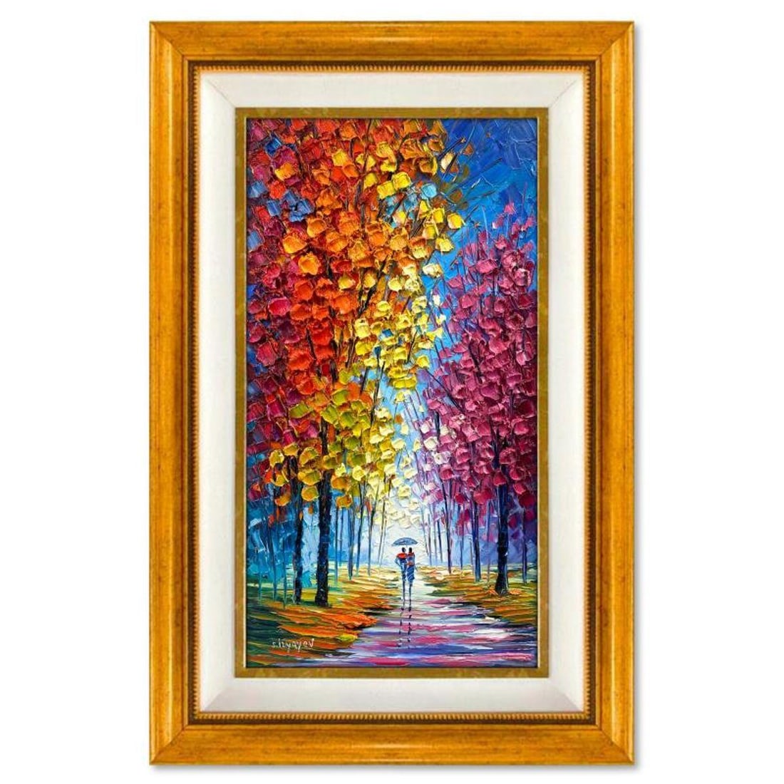 Slava Ilyayev, Framed Original Oil Painting on Canvas, Hand Signed with Letter of Authenticity. (1 of 2)