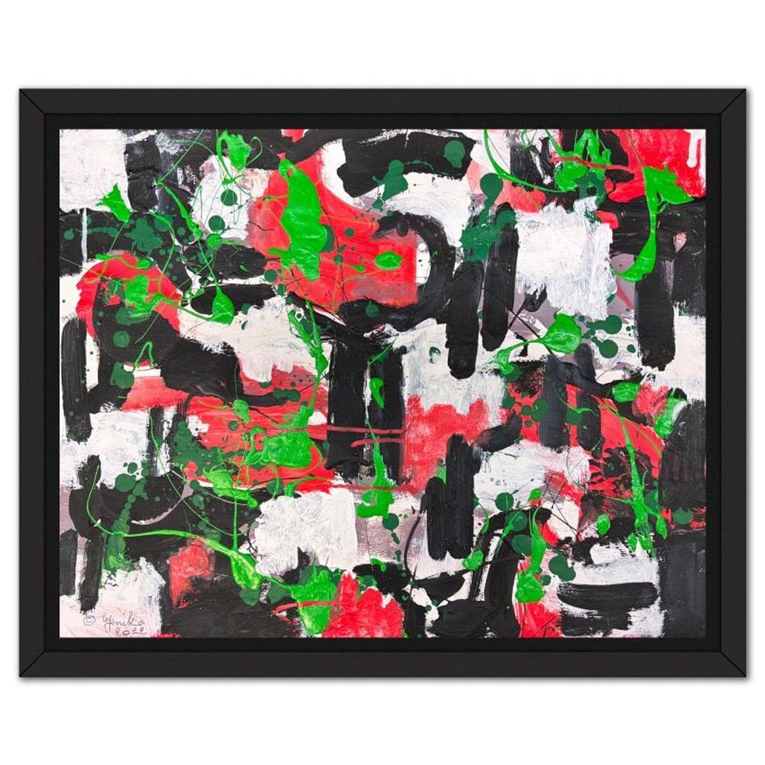 Jenik Cook, Framed Hand Signed Original Painting with Letter of Authenticity. (1 of 2)