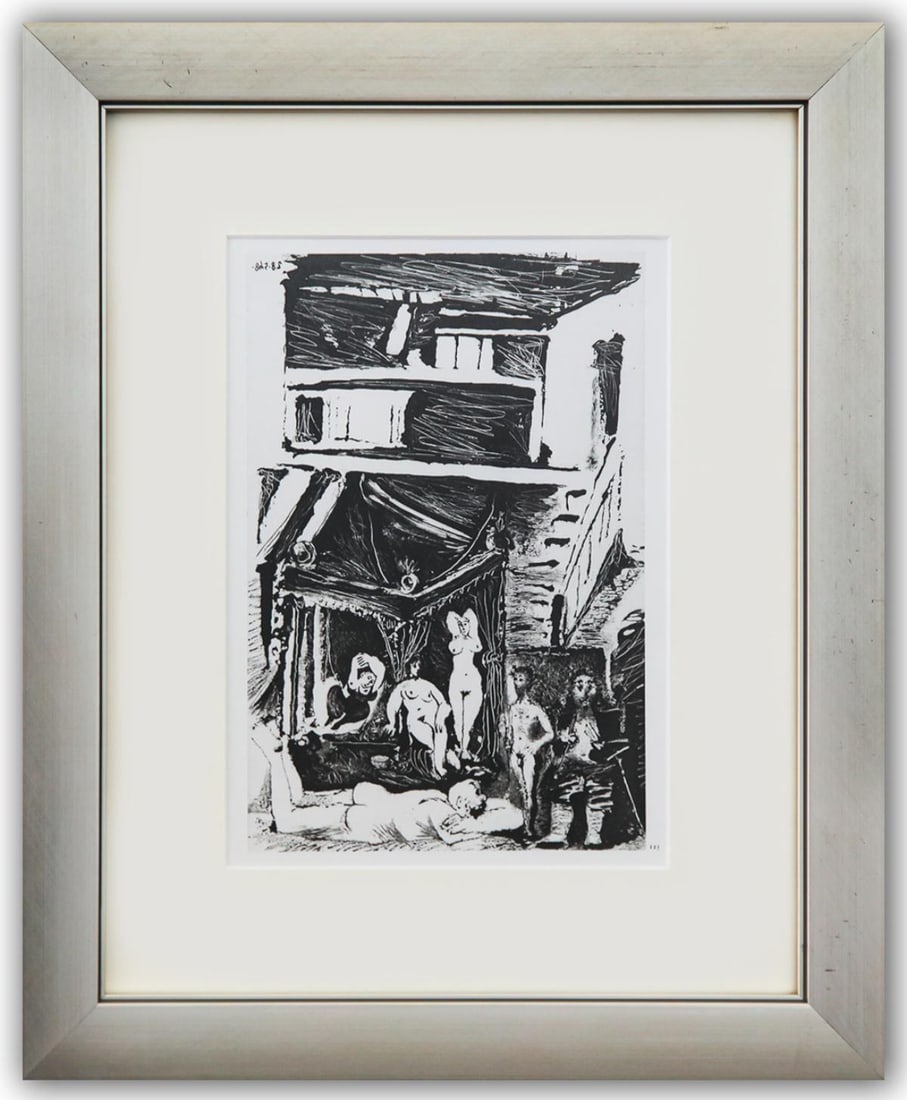After Pablo Picasso- Offset Lithograph "From The 347 Series" (1 of 2)