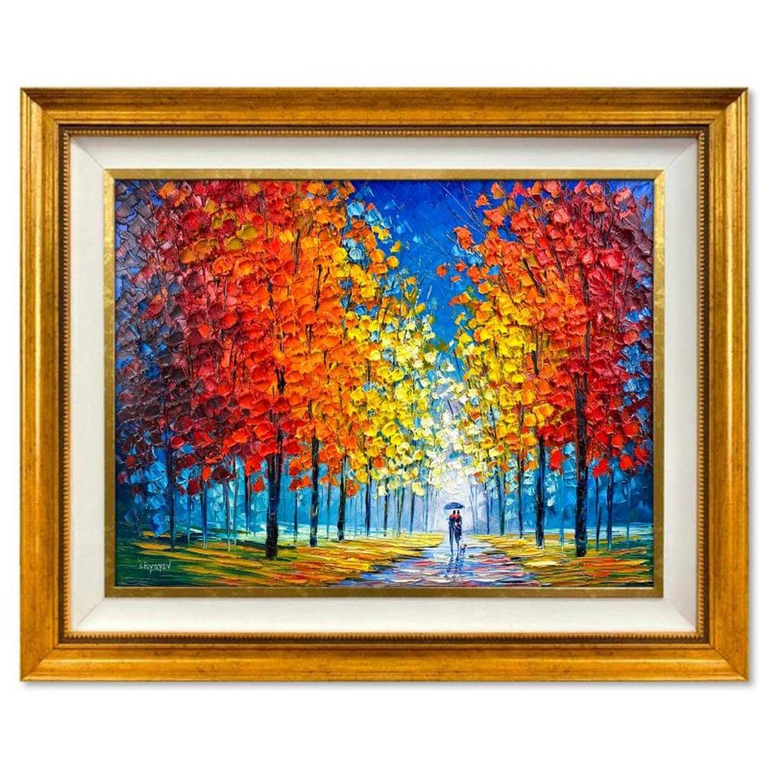 Slava Ilyayev, Framed Original Oil Painting on Canvas, Hand Signed with Letter of Authenticity. (1 of 2)