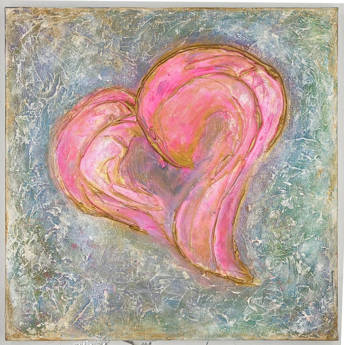 Lona Shore- Original painting on canvas "Pink Passion" (1 of 1)