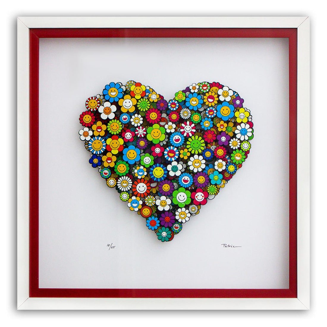 Patricia Govezensky- 3D Multilayered Woodcut "Hommage to Takashi" (1 of 4)