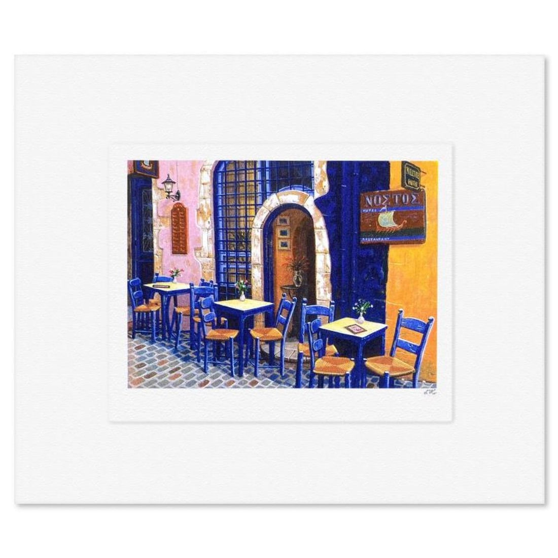 Liudmila Kondakova, "Island Morning" Limited Edition Lithograph, Numbered and Hand Signed with: Island Morning is a limited edition lithograph on paper by Liudmila Kondakova, hand signed by the artist. Includes Letter of Authenticity. Measures approx. 6" x 7" (border), 3" x 4" (image). Reference