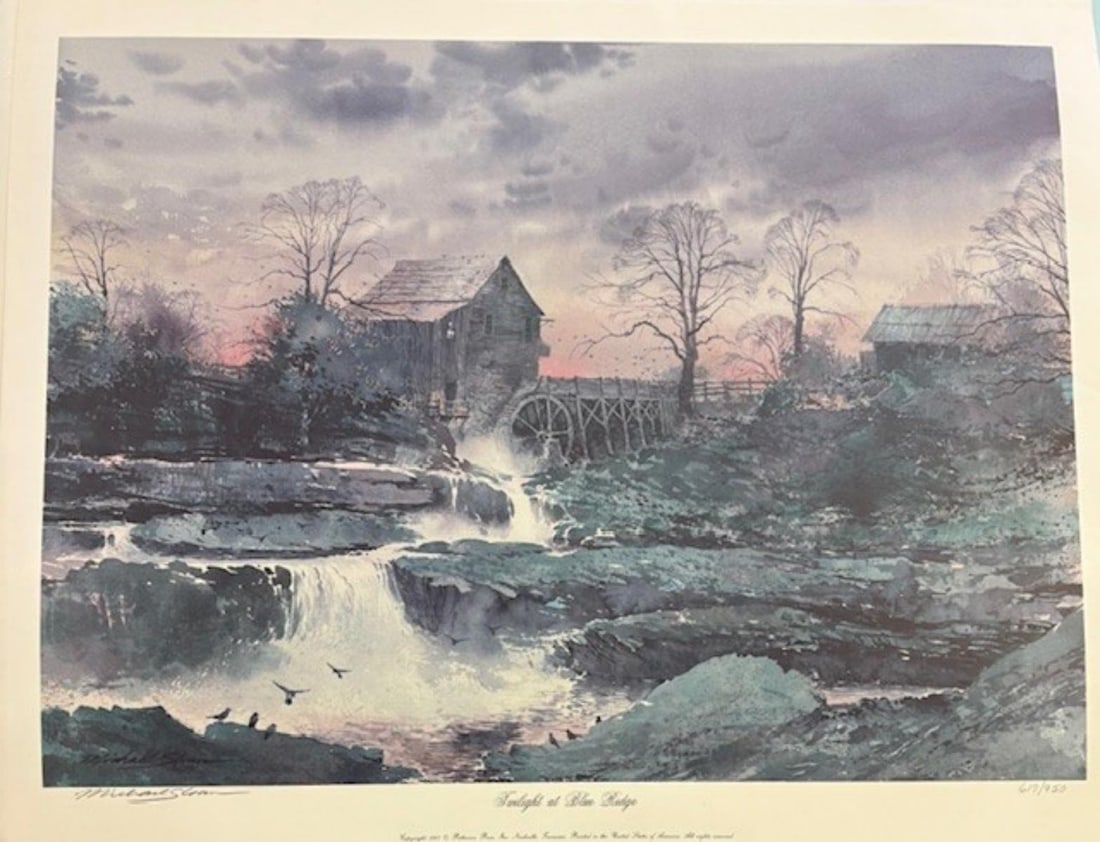 Michael Sloan- Limited edition lithograph on paper: Artist: Michael Sloan. Medium: Limited edition lithograph on paper. Size: 24" x 30". Signature: Hand Signed and numbered. Reference#: 87151.