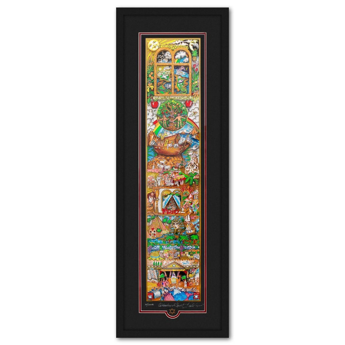 Charles Fazzino- 3D Construction Silkscreen Serigraph "Celebration of Spirit" (1 of 3)