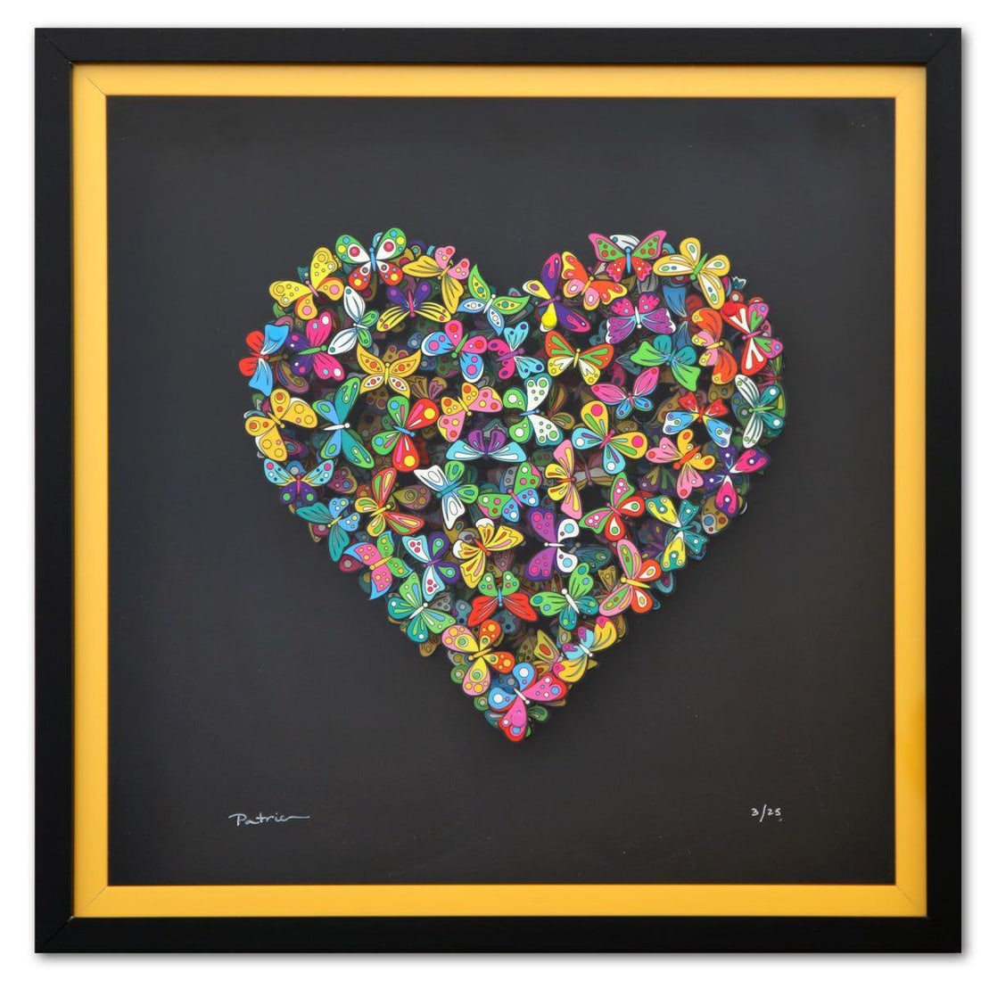 Patricia Govezensky- 3D Multilayered Woodcut "Love in Paradise" (1 of 2)