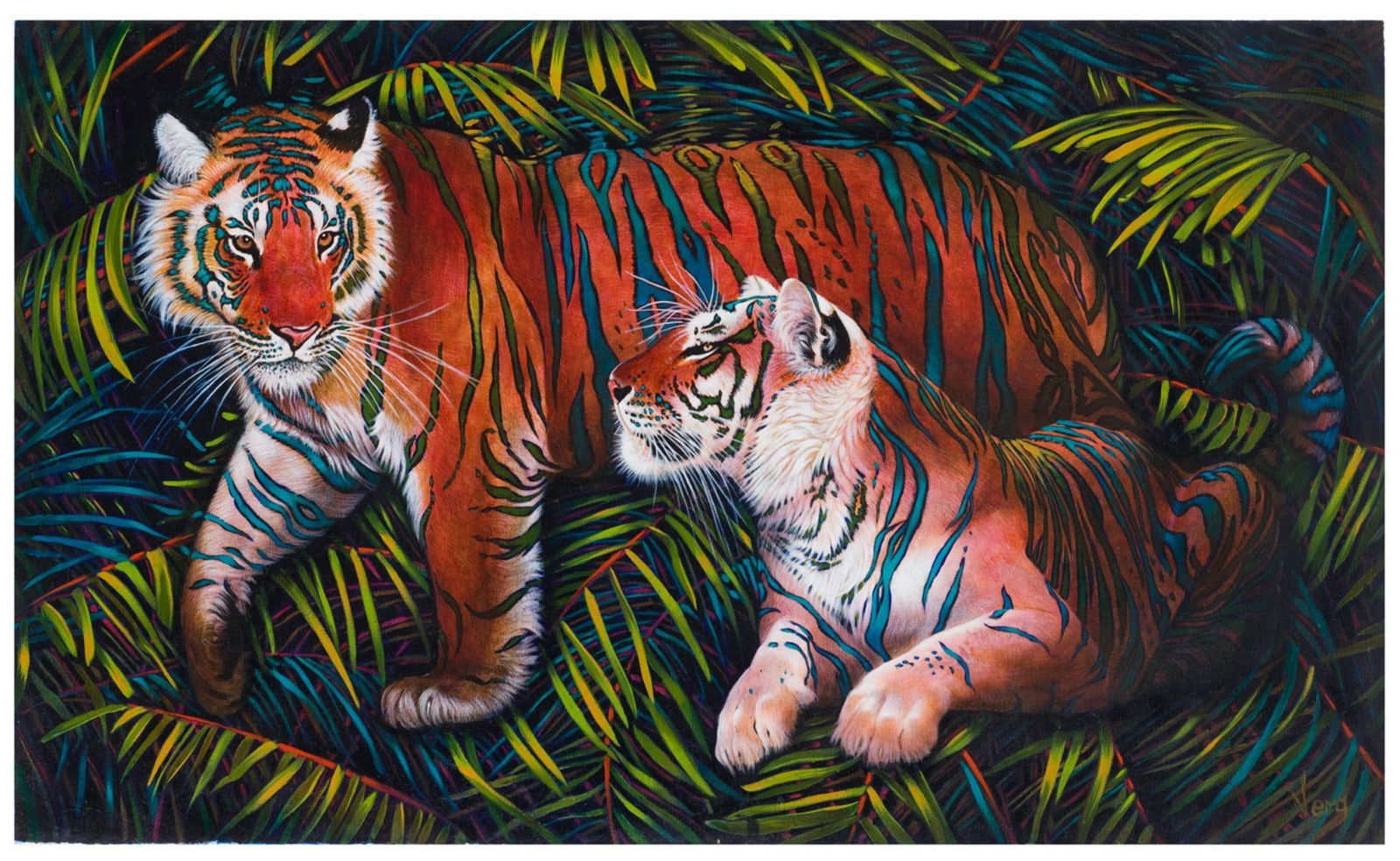 Vera V. Goncharenko- Original Giclee on Canvas "Home" (1 of 1)