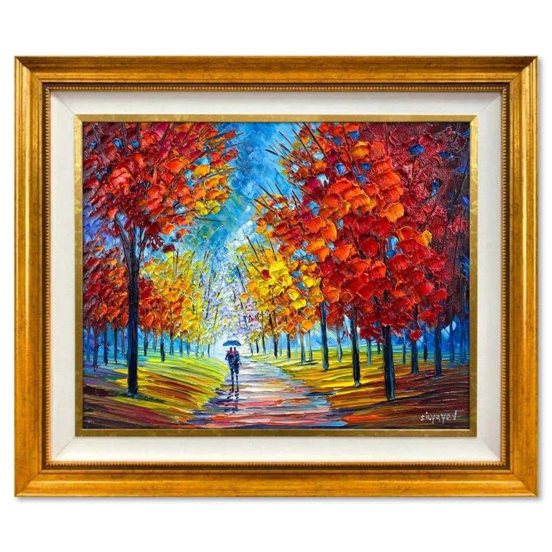 Slava Ilyayev, Framed Original Oil Painting on Canvas, Hand Signed with Letter of Authenticity.: This is an original oil painting on canvas by Slava Ilyayev, hand signed by the artist. This piece comes custom framed. Includes Letter of Authenticity. Measures approx. 22.5" x 26.5" (frame), 15.5" x