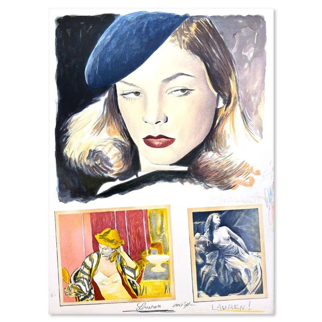 Arie Azene, Hand Signed, Numbered Limited Edition with Letter of Authenticity.: This is a limited edition on paper by Arie Azene. The piece comes hand signed by the artist, numbered, and with a letter of authenticity. Measures approximately 27.5" x 19.5". Reference#: 89792.