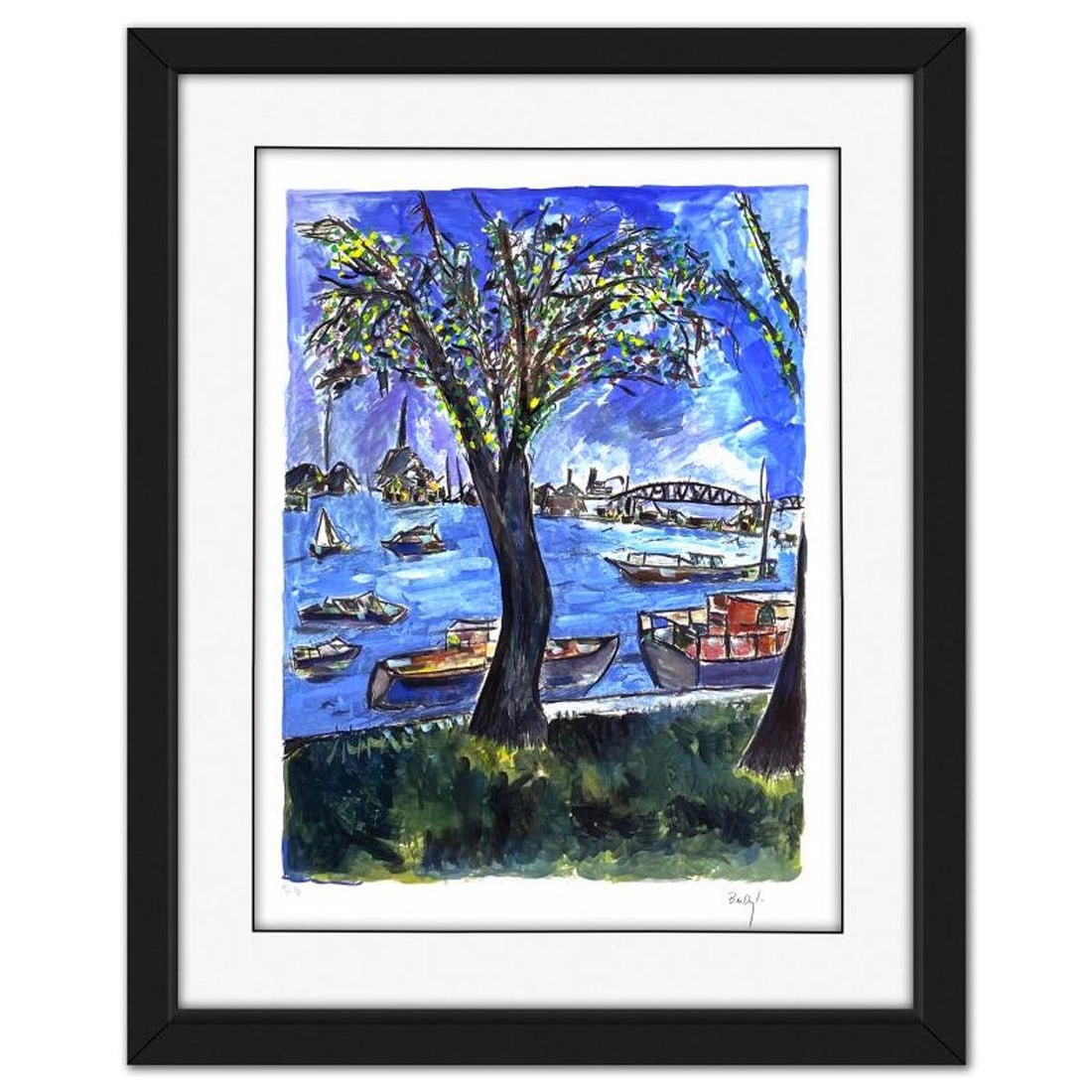 Bob Dylan, "Sunday Afternoon" Framed Limited Edition, Numbered PP 1/2 and Hand Signed with Letter of (1 of 2)