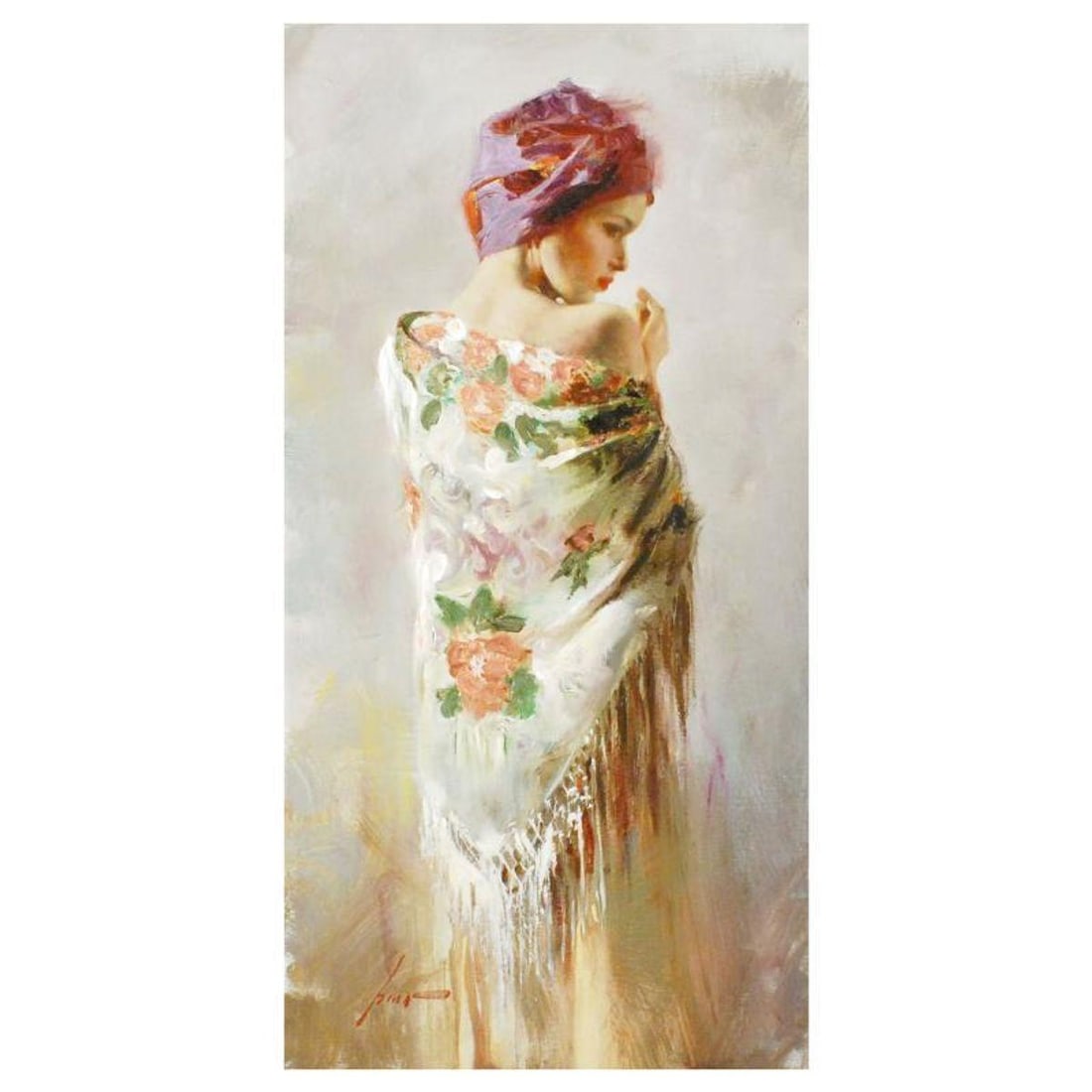 Pino (1939-2010), "Reflections" Limited Edition on Canvas, Numbered and Hand Signed with Certificate: Reflections is a limited edition giclee on canvas by Pino (1939-2010), numbered and hand signed by the artist. Includes Certificate of Authenticity. Measures approx. 10" x 20" (image). Reference#: 930